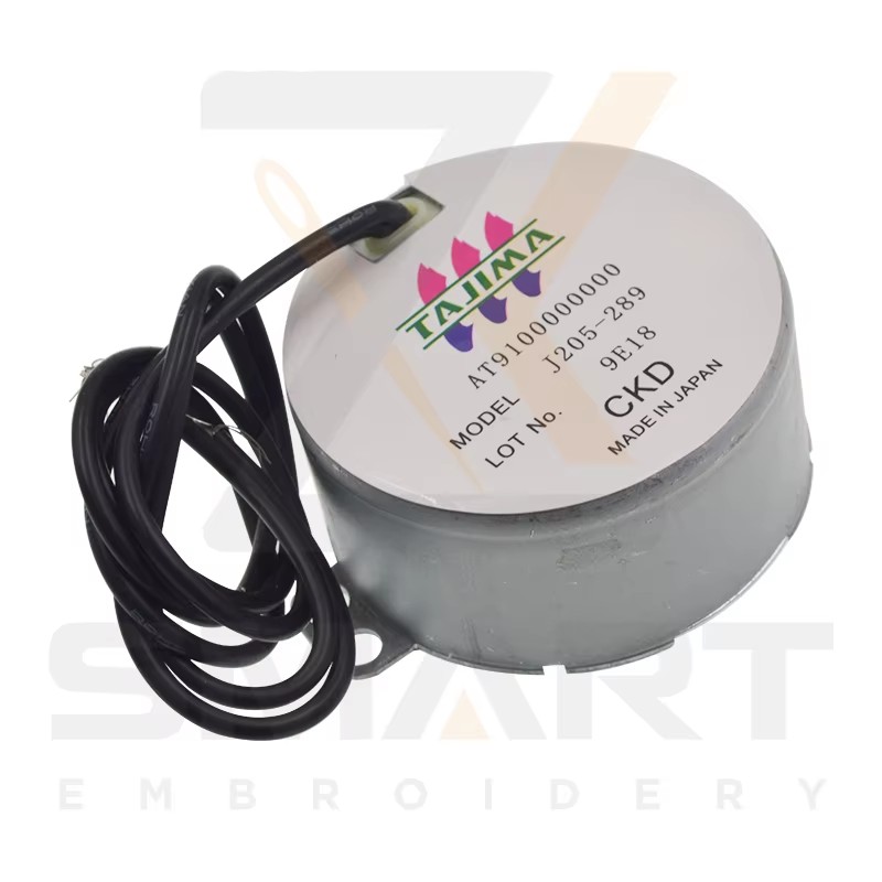 Jenerik Tajima torchon motè AT9100000000 pou TMFD Kalite 2 Upper Thread Hook Ass'y Solenoid