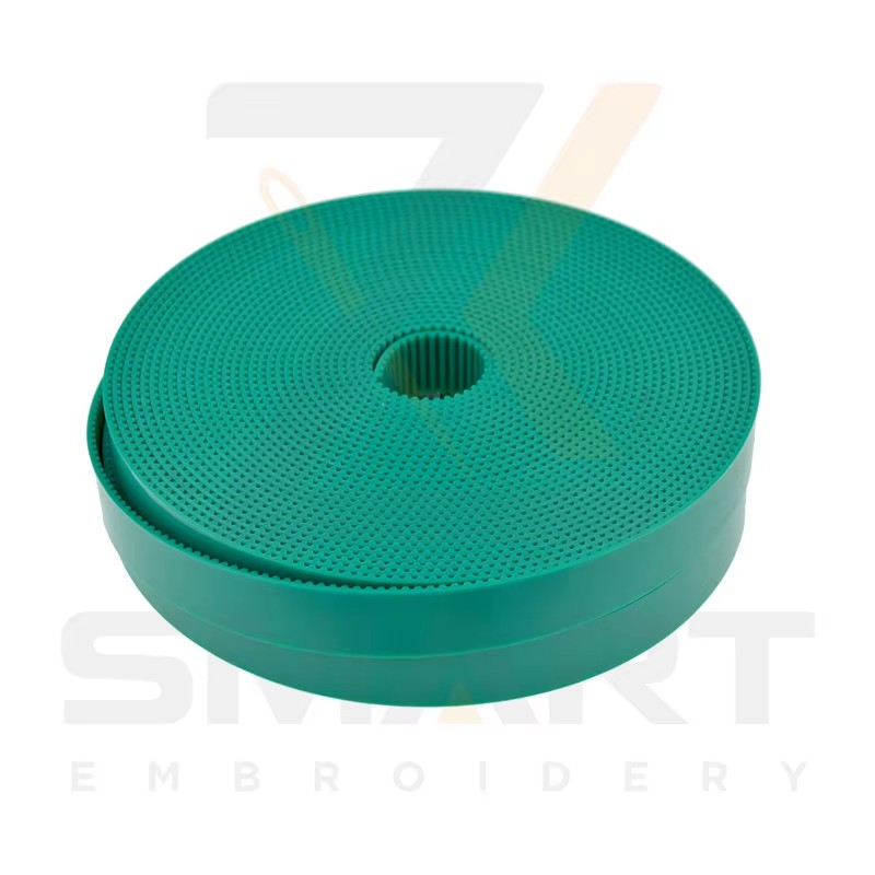 Top bon jan kalite Embroidery machin Open Frame Timing Belt Band S3M Green koulè D01-S3M