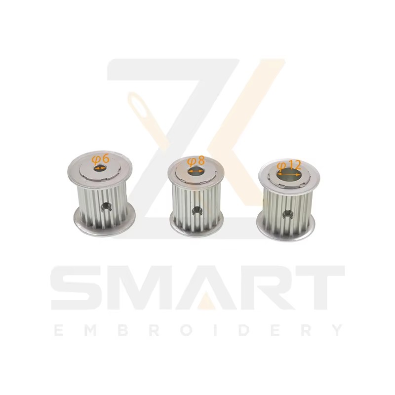 Tajima SWF Chinwa enbroidery machin pati Pulley S5M 16 Tèt D05-S5M-D6-T16-W25-AF D05-S5M-D8-T16-W25-AF D05-S5M-D12-T16-W25