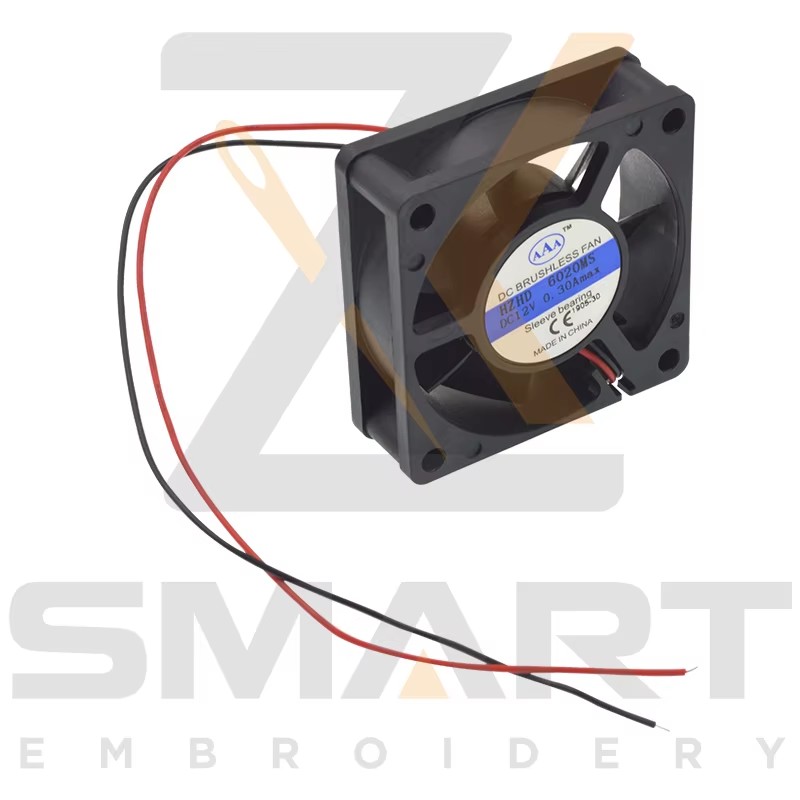 Soude Fan 60*60*20 12 Volt Tajima SWF Chinwa enbroidery machin pati EDH06-60*60*20-12V