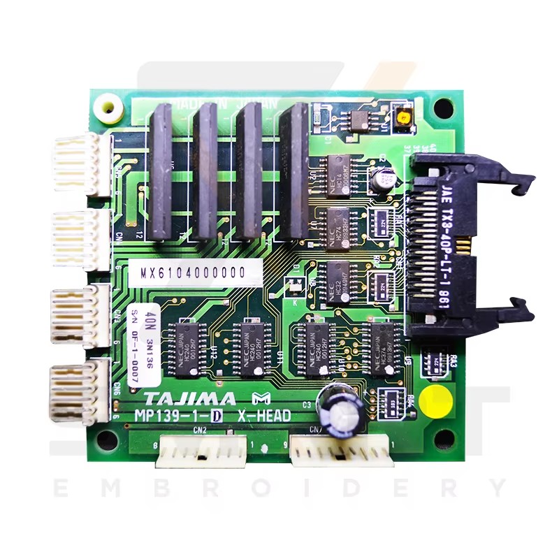 Tajima Embroidery machin pati itilize MP139-1-D Tajima: tèt Amp Kat MX6104000000 0J2702000000