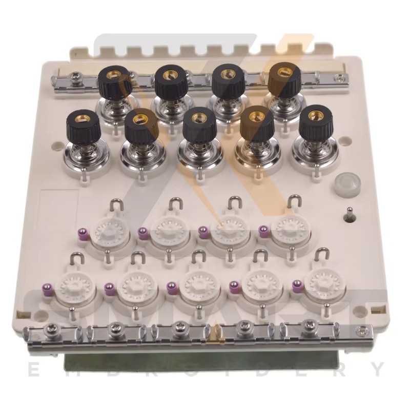 9 koulè tension baz inite pou Chinwa enbroidery machin T0104-TJ09